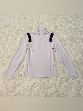Women’s Small White Equisite Long Sleeve Horseback Riding Show Shirt